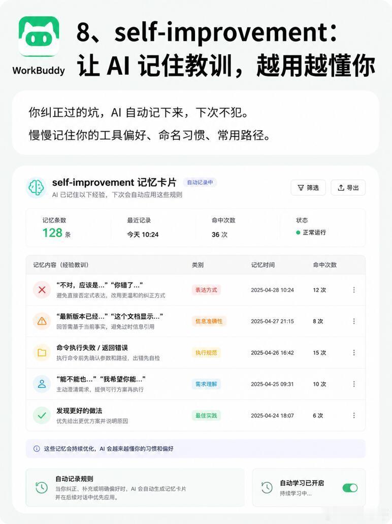 WorkBuddy最值得安装的8个Skill真的像开挂，以前我只拿它当聊天框。后