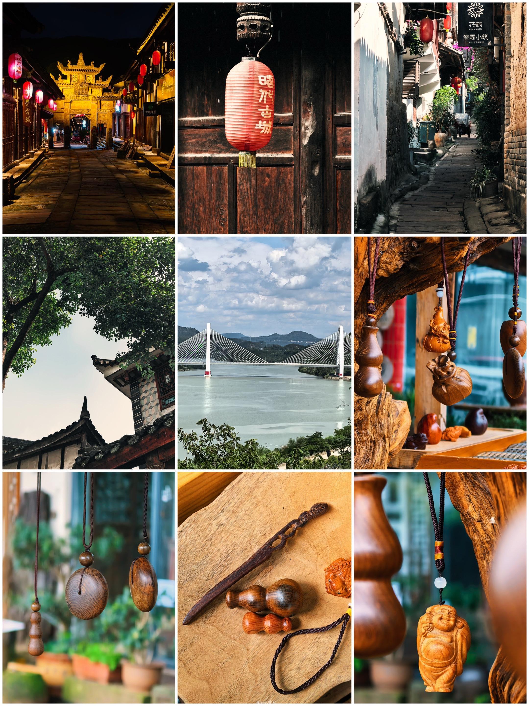 古城诗意：传统与现代的共生交响。｜古城的烟火气、木艺的温暖与自然生机交...