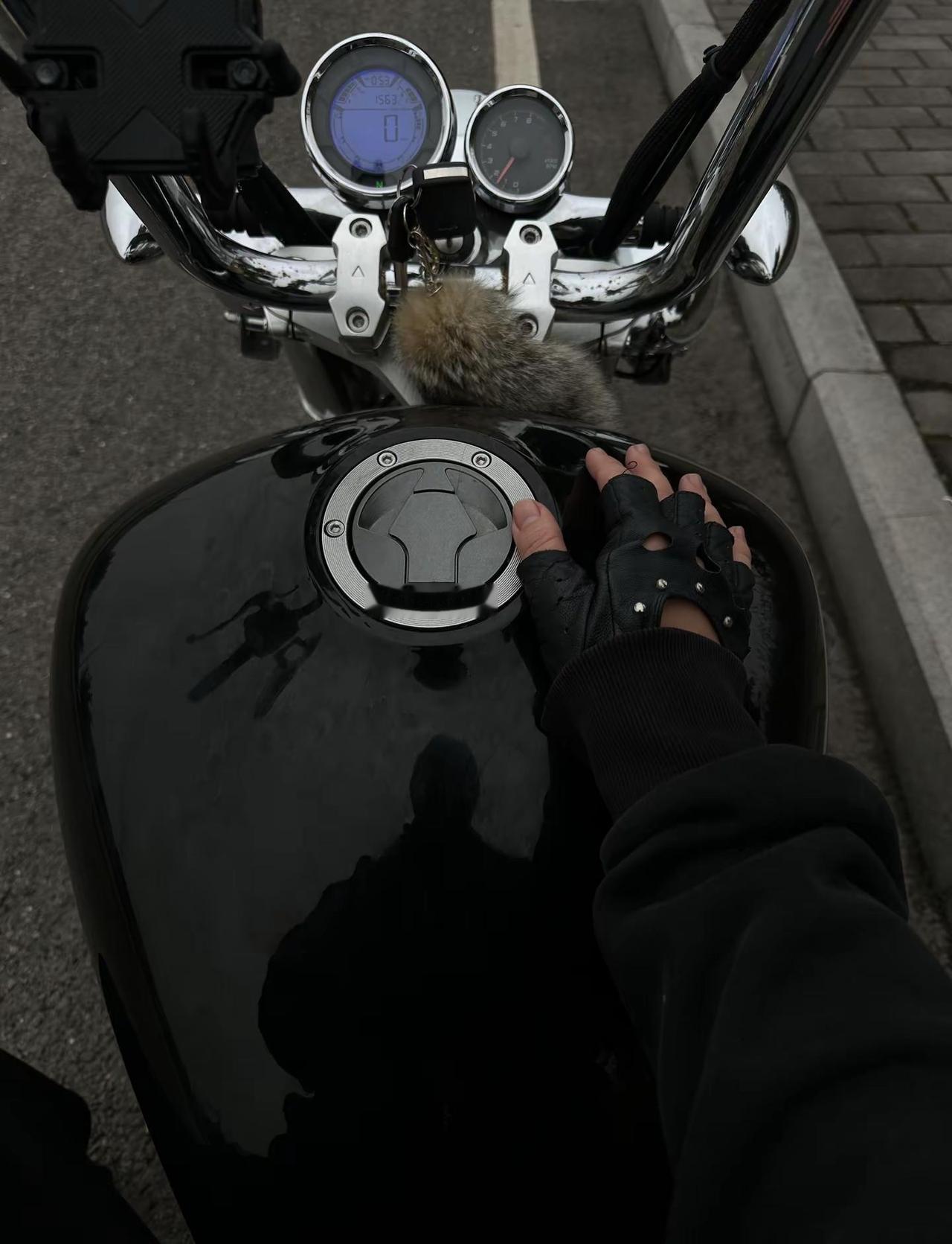 冬天骑车 暖暖和和 機車 女人必看 文明骑行 女骑