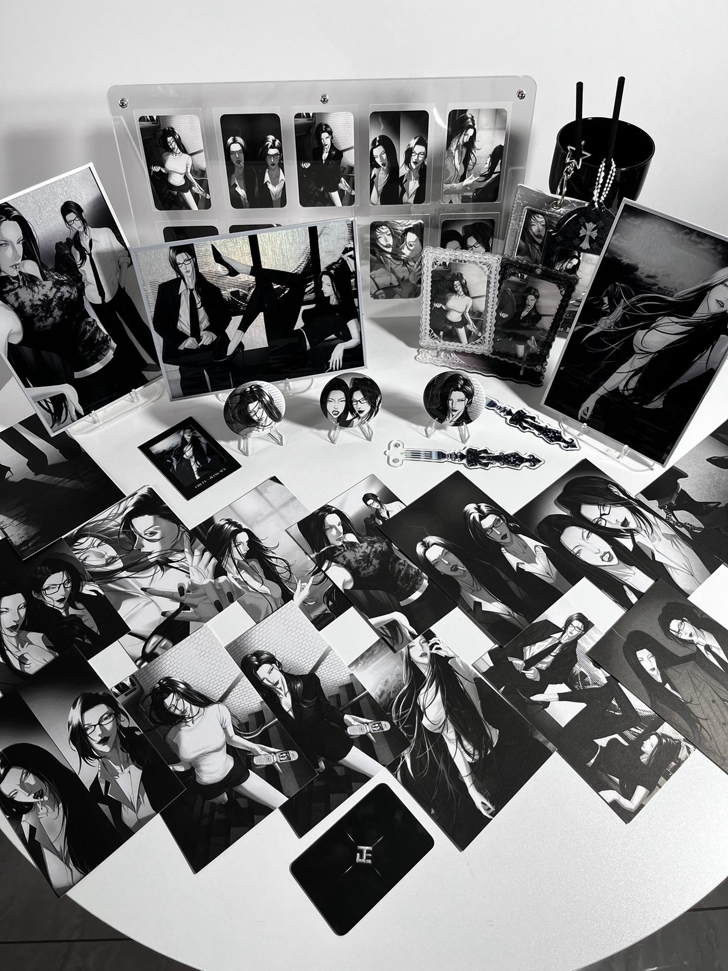 既然线上无法表达出黑白的强烈质感，那就线下见吧。