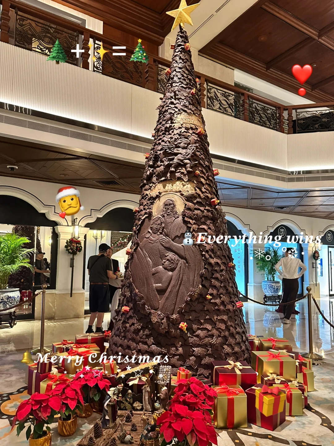 澳门🇲🇴圣诞节去看巧克力🍫圣诞树🎄