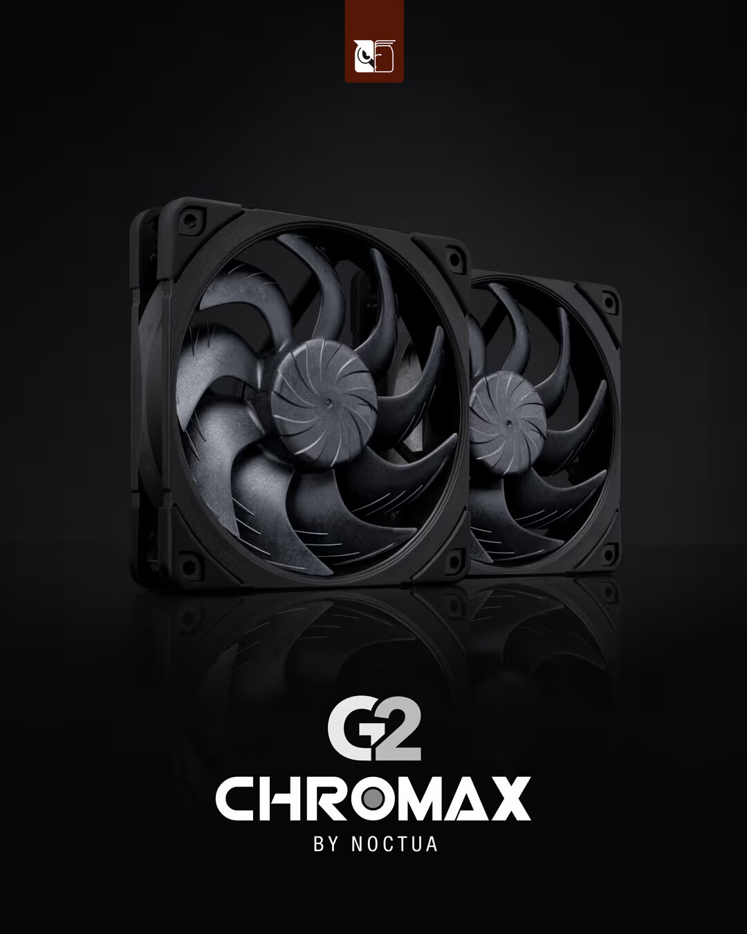 猫头鹰发布NF-A12x25 G2 chromax.black系列：120mm旗