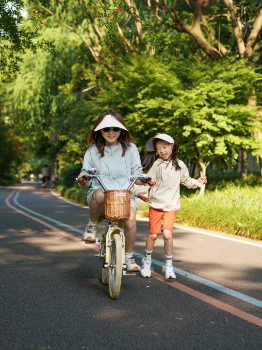 直通钱塘江边，杭州萧山这条亲子骑行路太香