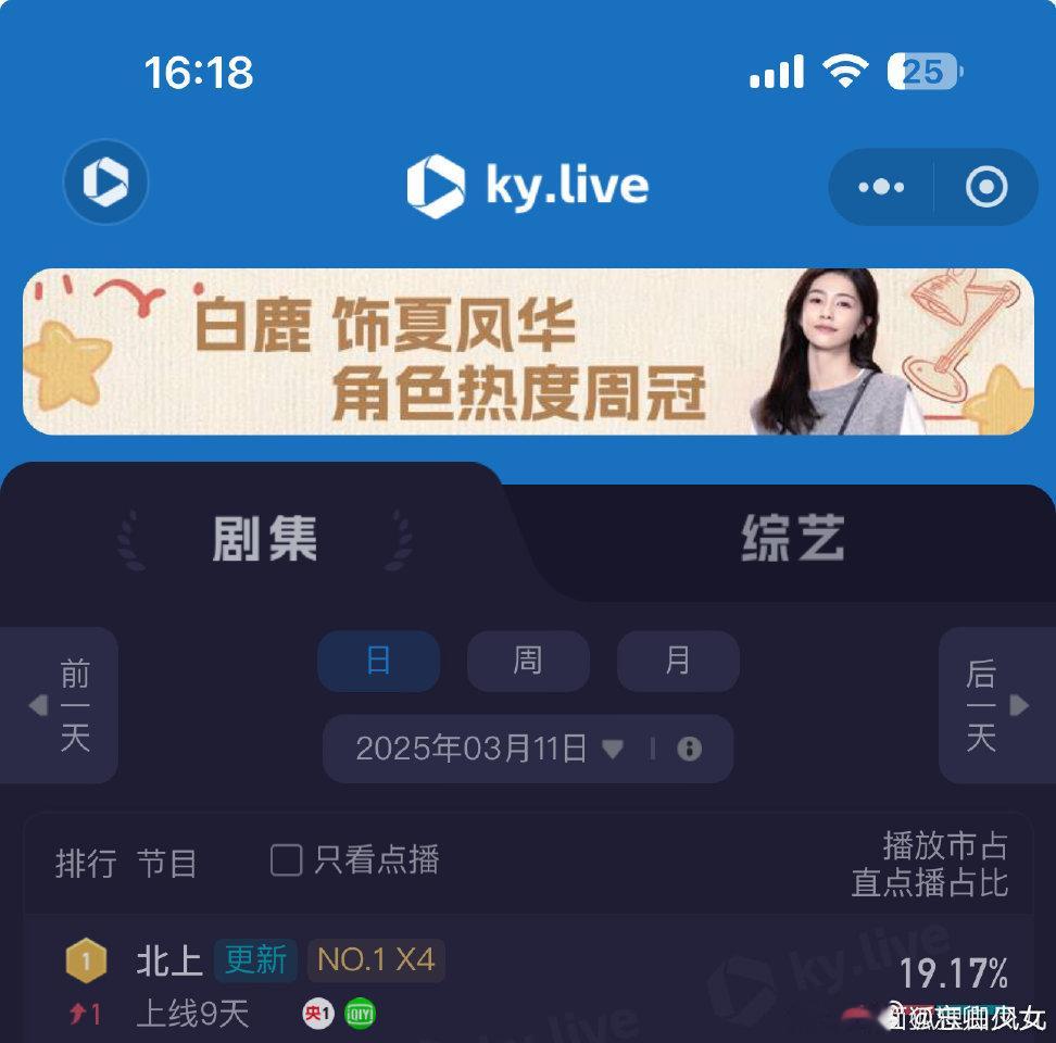 白鹿欧豪北上云合登顶了北上云合酷云登顶北上果然没有辜负我的期望！成功登顶云合第一