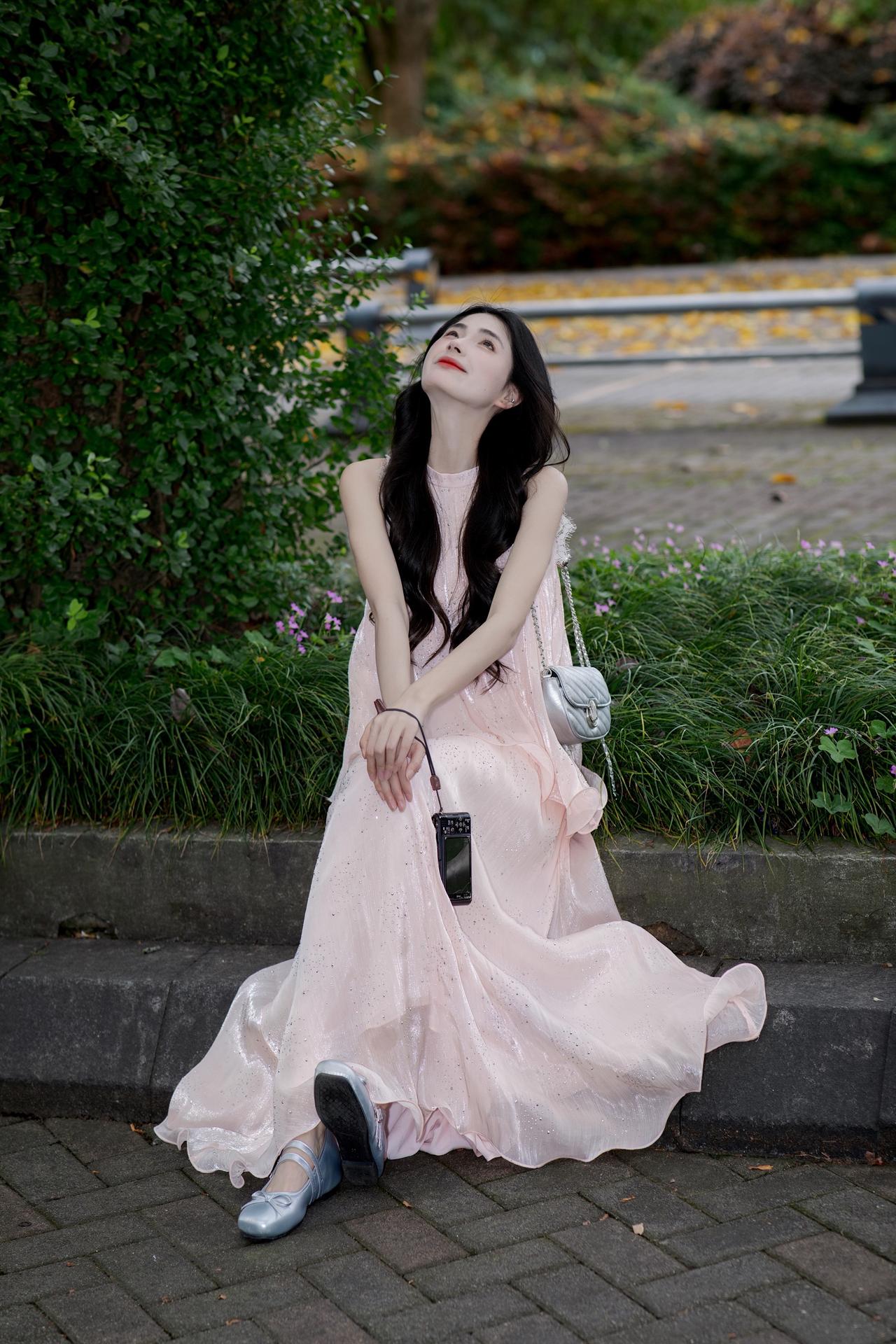 仙女裙 温柔风穿搭 夏日绝美仙女裙 慵懒松弛感穿搭 小个子穿搭