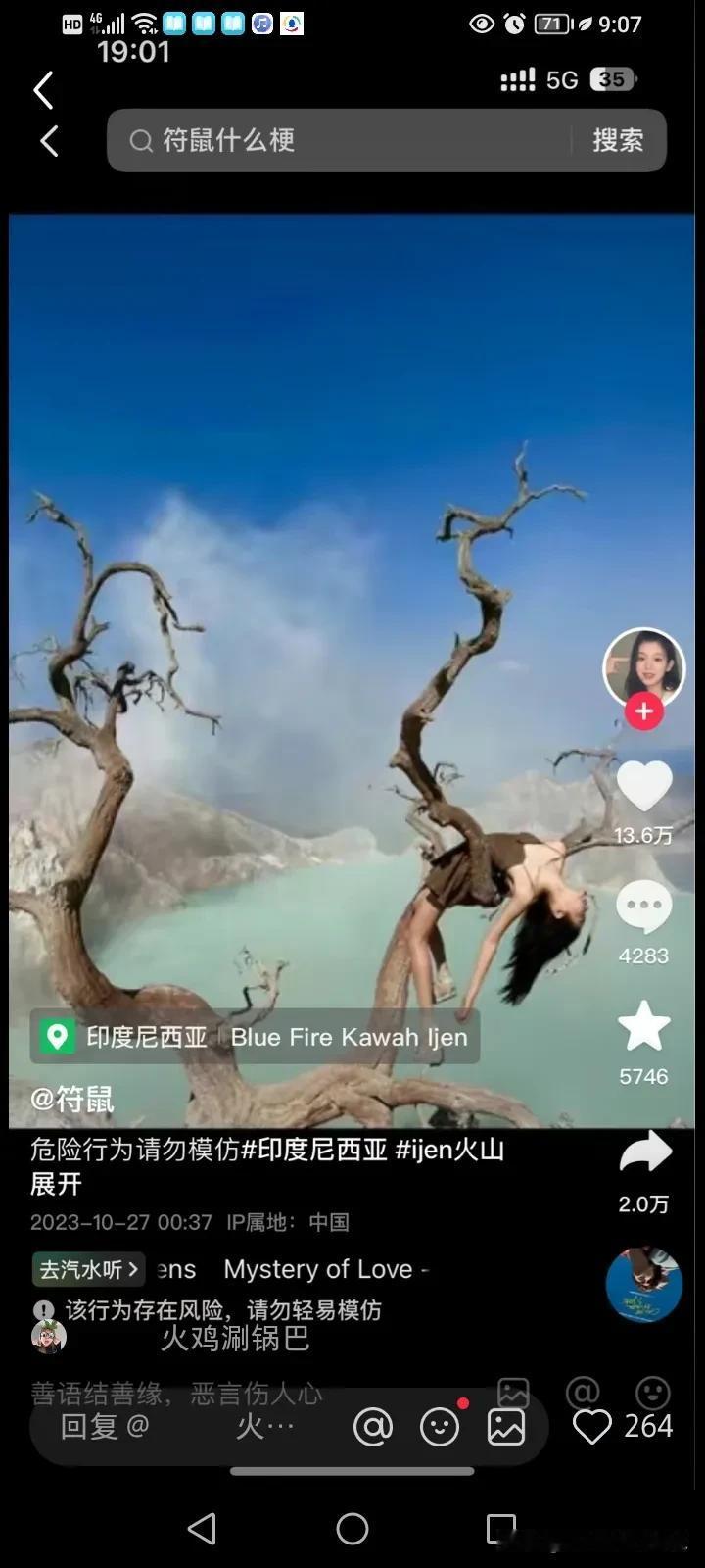 不作死，不会死，这真的是神预测，这棵树看上去已经包浆，而且是一个枯萎没有生命的树