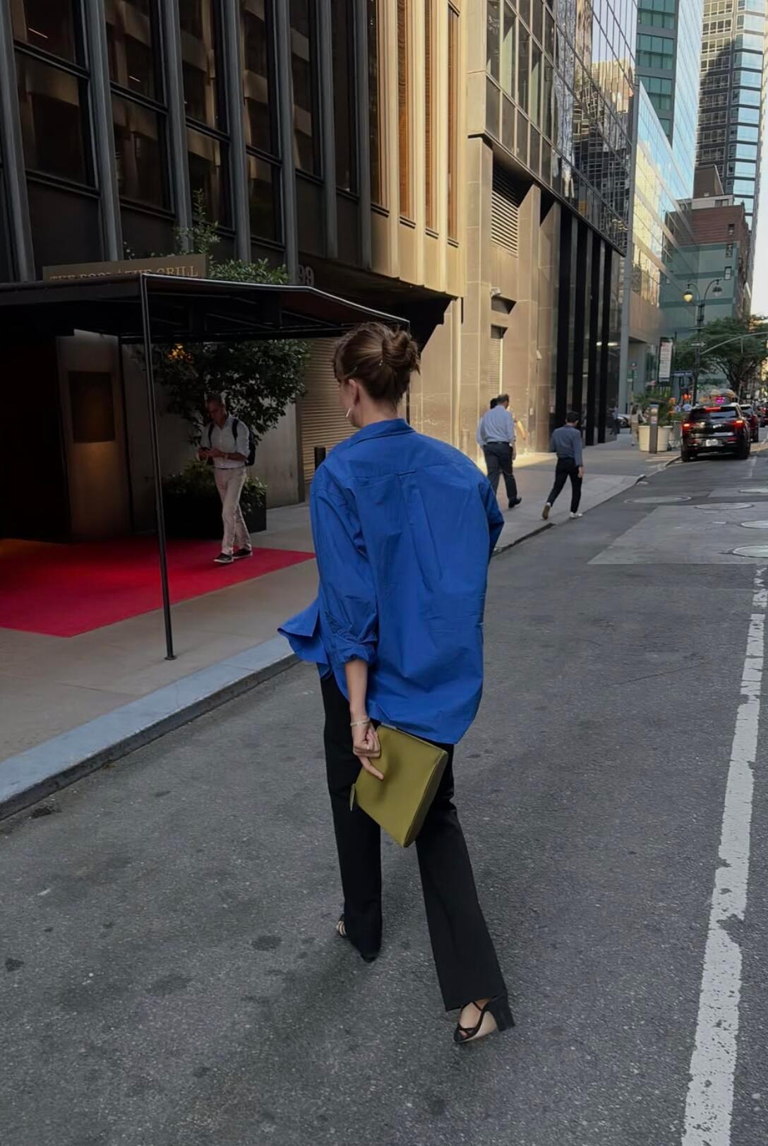 极简随性气质｜时髦松弛穿搭ins：lizzyhadfield穿搭博主推荐时尚博主