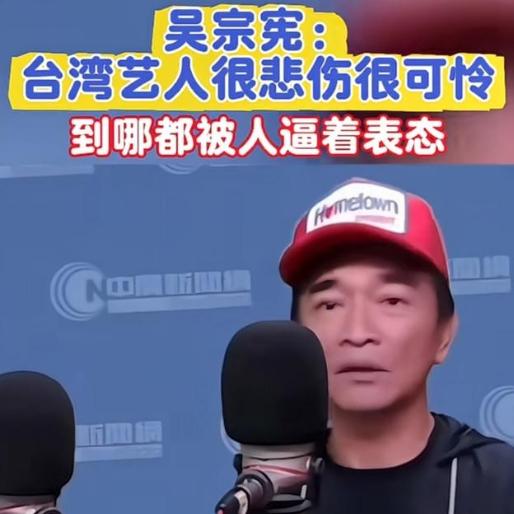 台湾省艺人吴宗宪接曾在受采访时说：“真的很悲伤，很可怜。去了中国大陆，人家逼着你