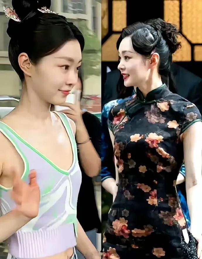 有时就觉得女人哇，真是看不透。
平时平平无奇，一拍戏，马上变得玲珑有料，大家说说