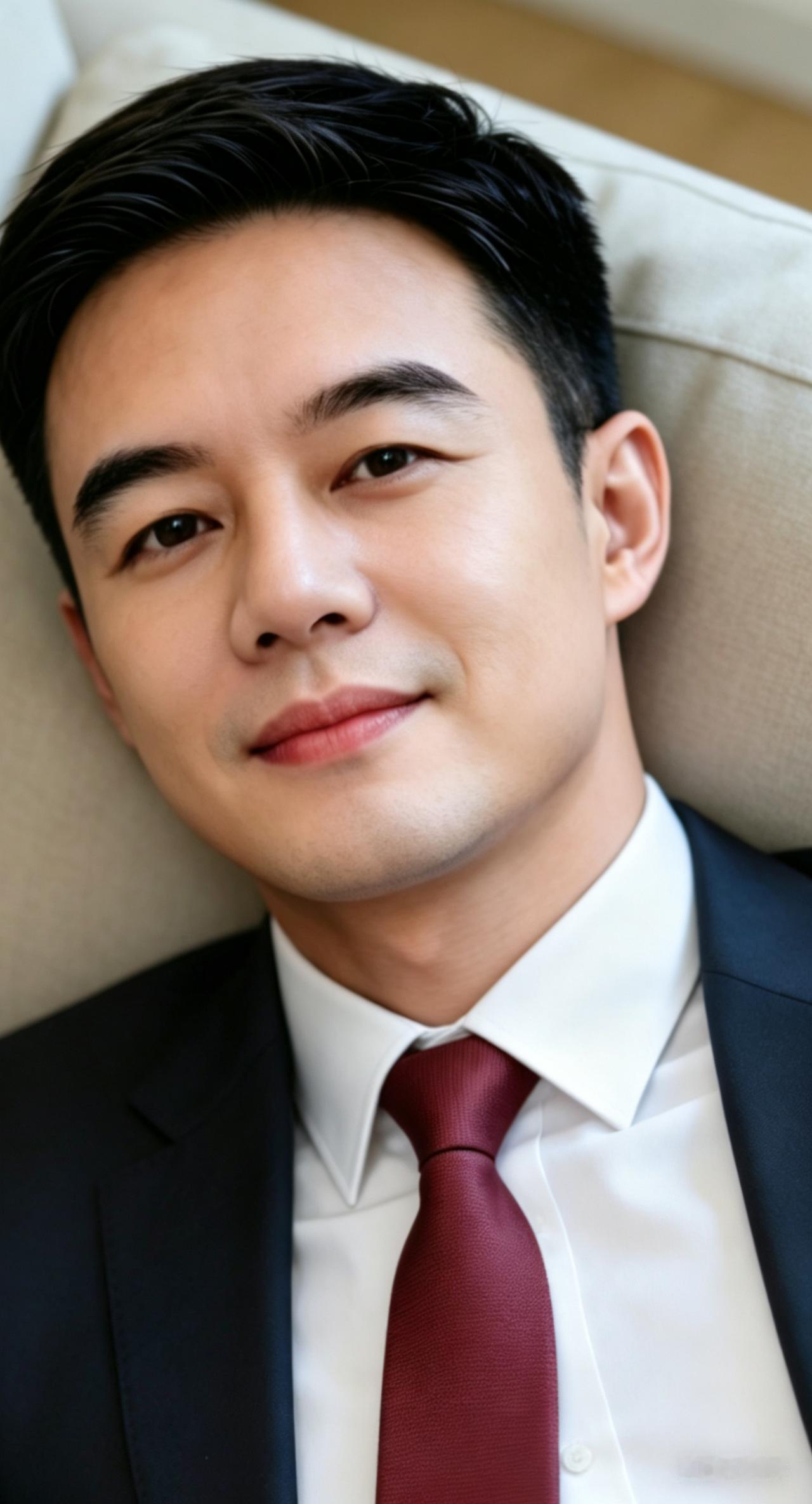 穿着正装的男人