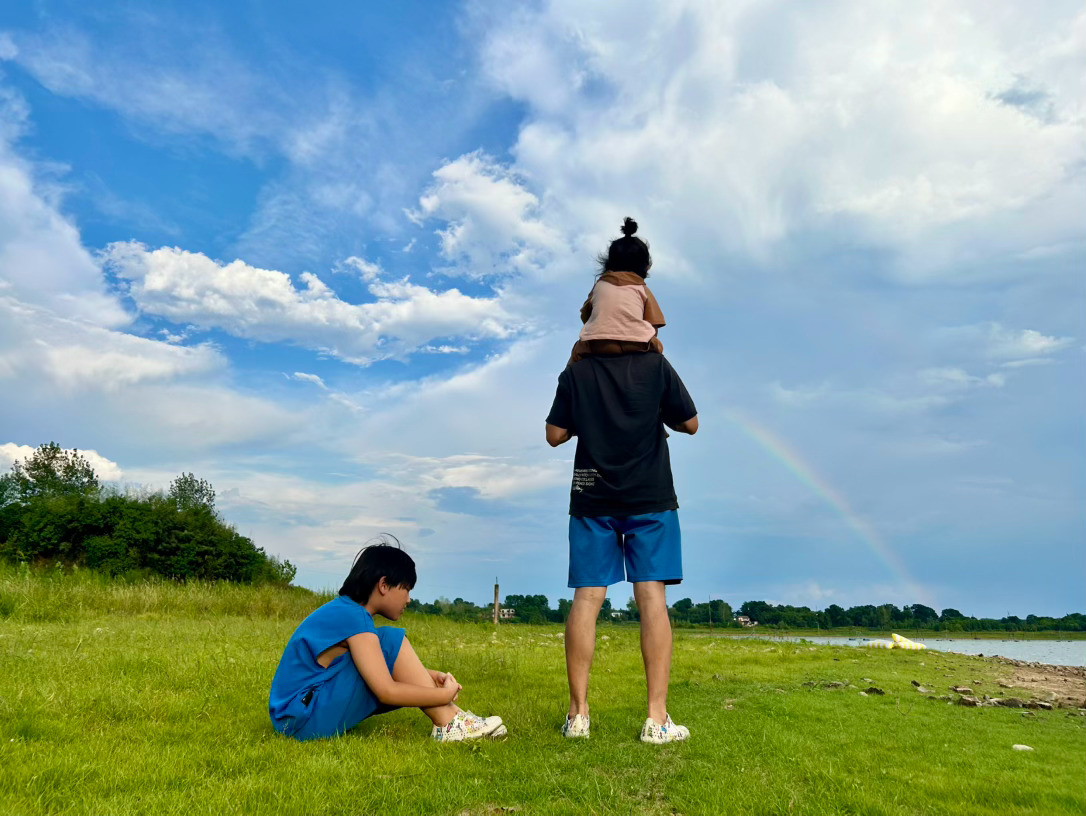 柚子哥哥暑假的第39天plog~❤️送给ee们一个“双鸿（虹）临门～～（图17有