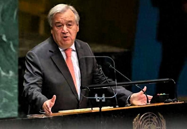 联合国也发出了警告
中日关系太紧张了
早在2025年9月，联合国秘书长古特雷斯在