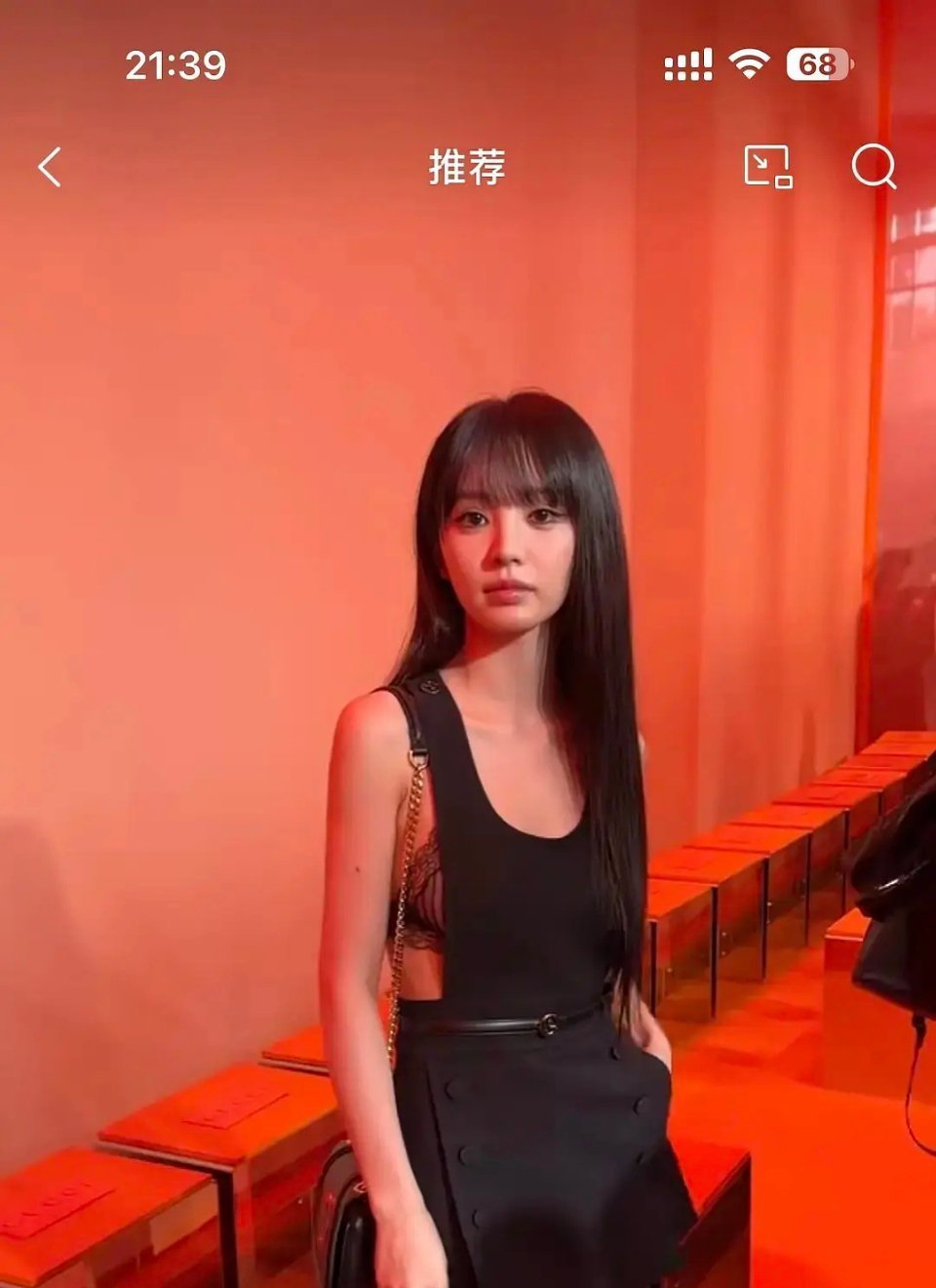 田曦薇真的适合这种烟熏装吗 ​​​