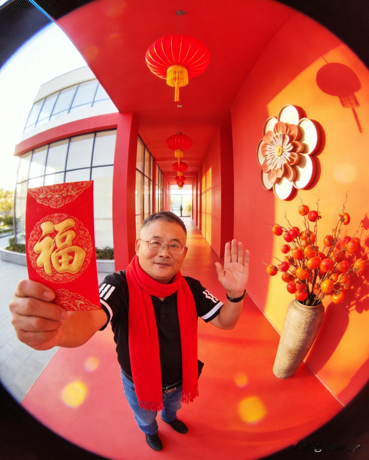 大年初一 开门纳财！🧨
大年初一，开门红！🔴
左手接福，右手抓财。
财门大开