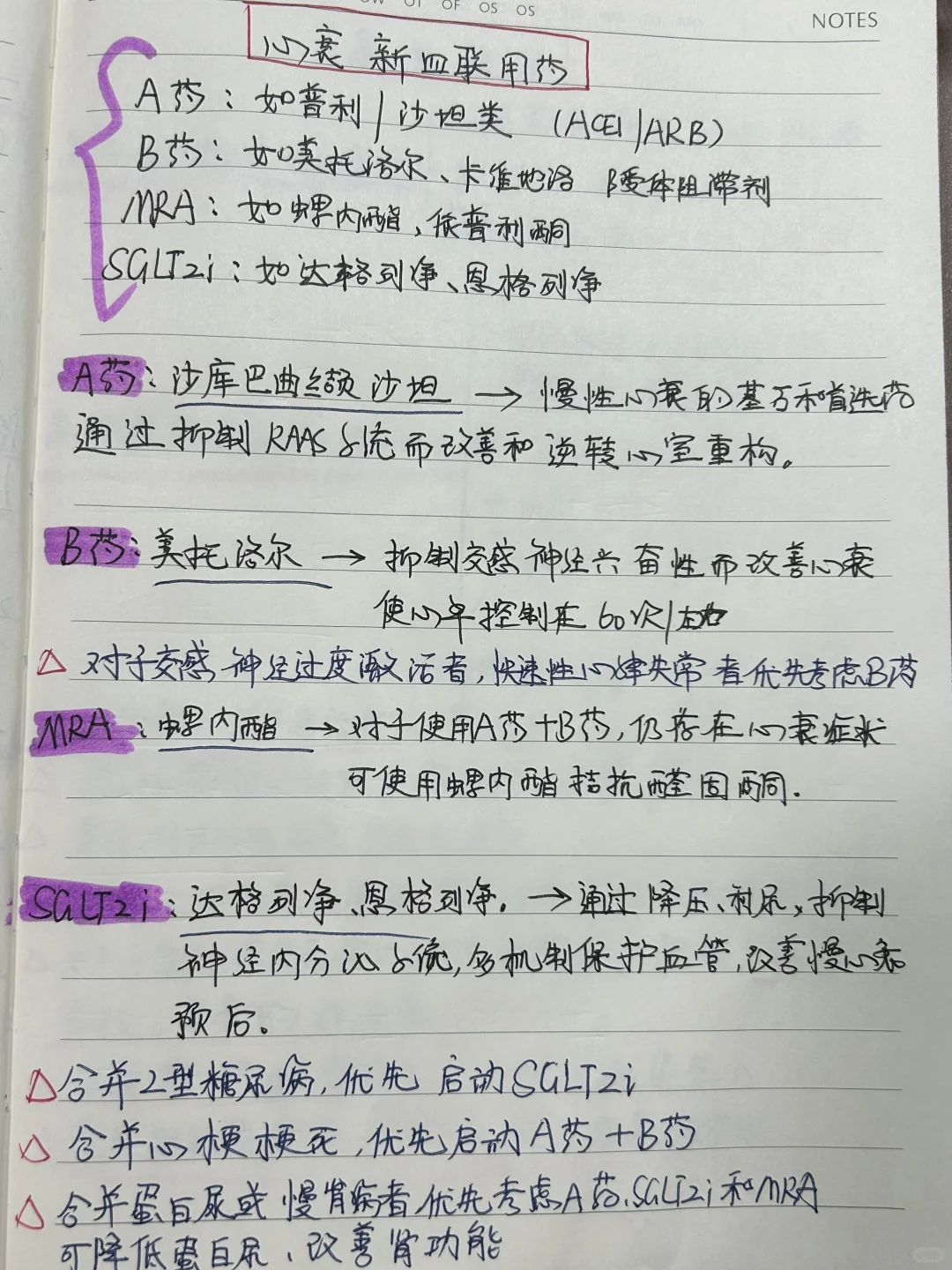 心衰新四连