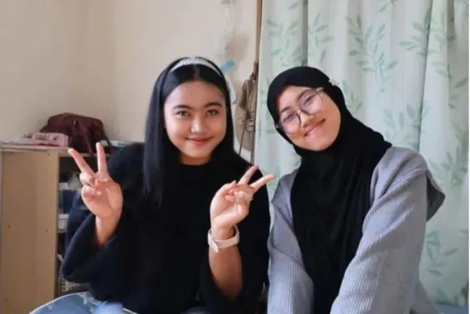 照片显示是一对来自印尼技术实习生在日本生活。越南，印尼实习生在日本增长快速。
近