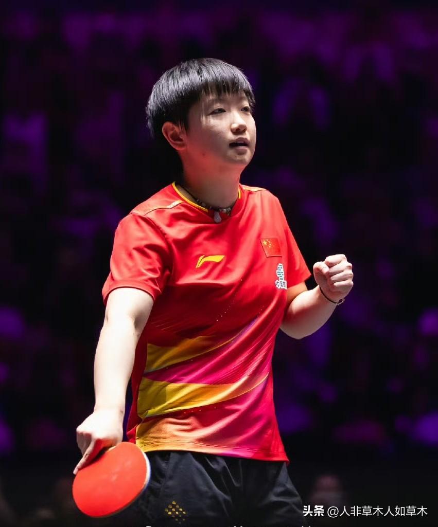 孙颖莎与其主力队友间的交手记录——
孙颖莎对陈梦，职业生涯交手18次，孙颖莎11