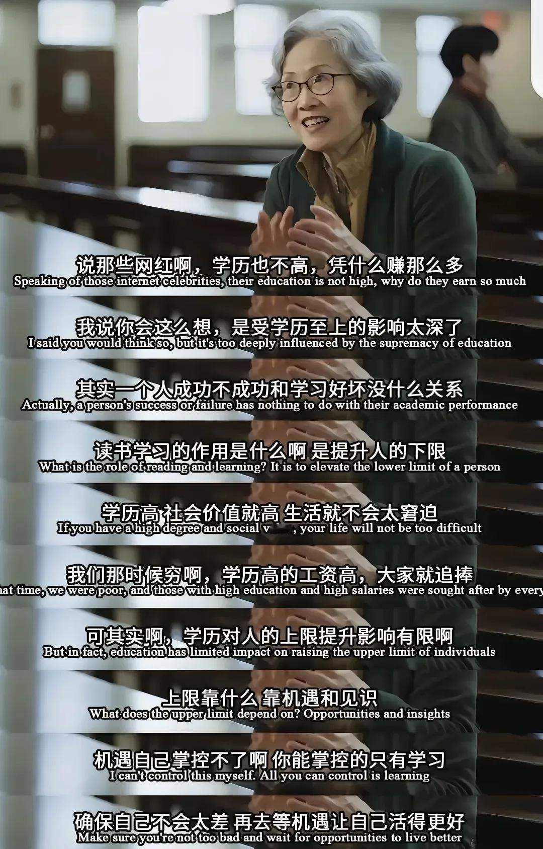 读书，学历改变人的下限，但对提升人的上限作用不大！
你觉得，有道理吗？