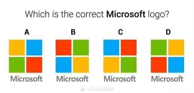 冷笑话，虽然你已经用了十几二十年的Windows 系统，但是你大概率认不出哪个才