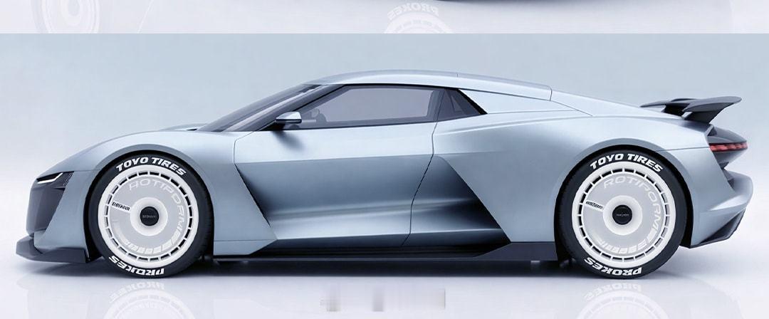 奥迪下一代奥迪R8渲染图 下一代奥迪R8渲染图，大家觉得这个概念设计怎么样