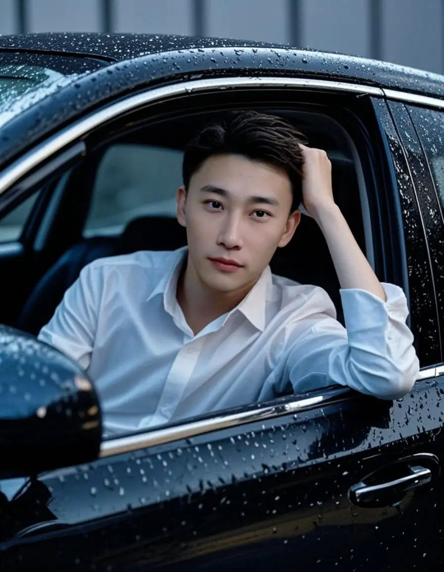 AI雨中思绪 手机摄影作品