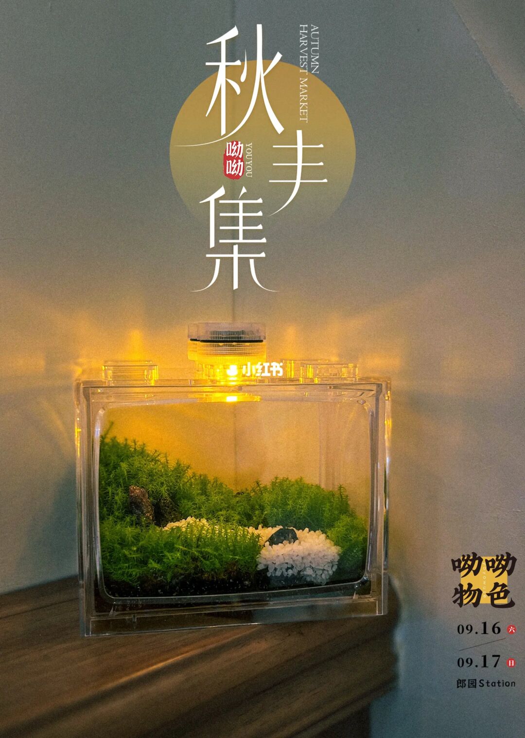 本周来北京市集做手工🌿免费领取秋日的礼物