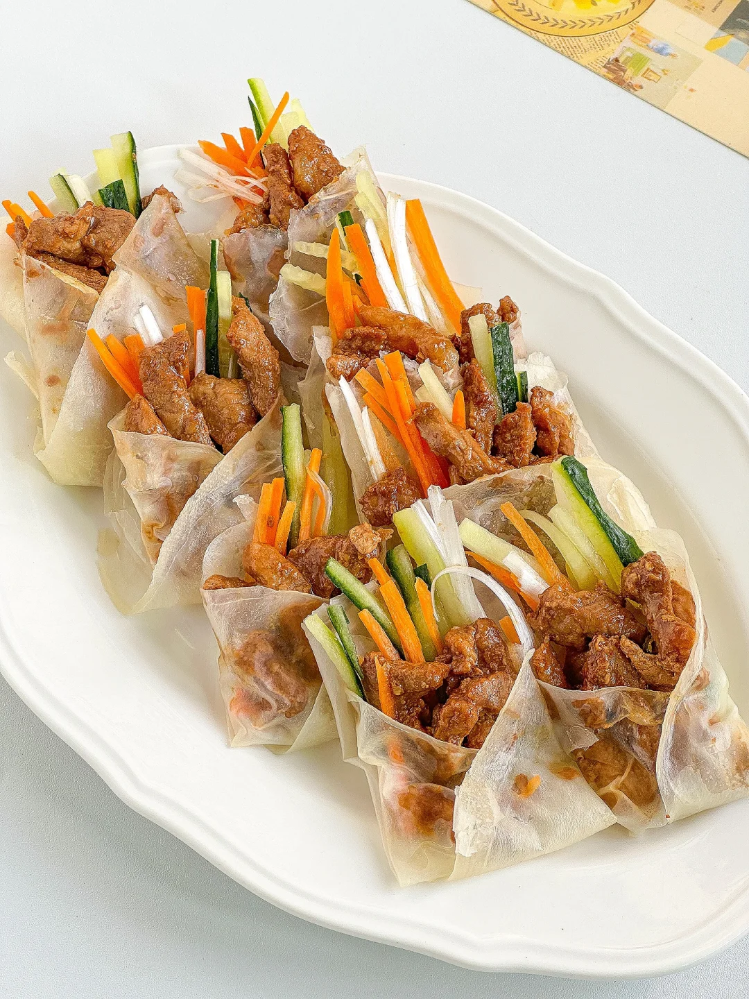 自制京酱肉丝卷春饼🌯简单易做好吃到爆~