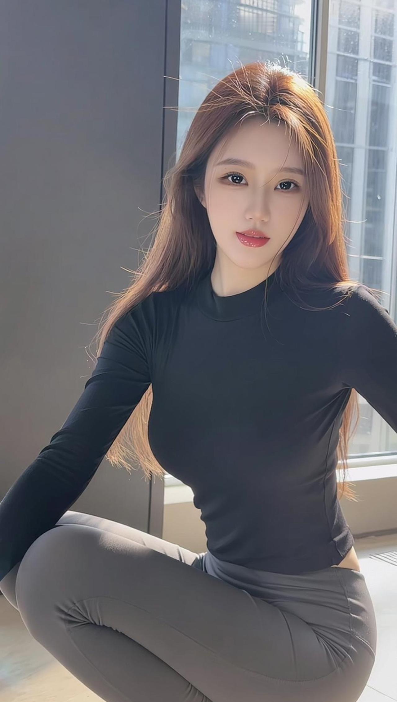 AI窗畔健身照 抖音ai创作