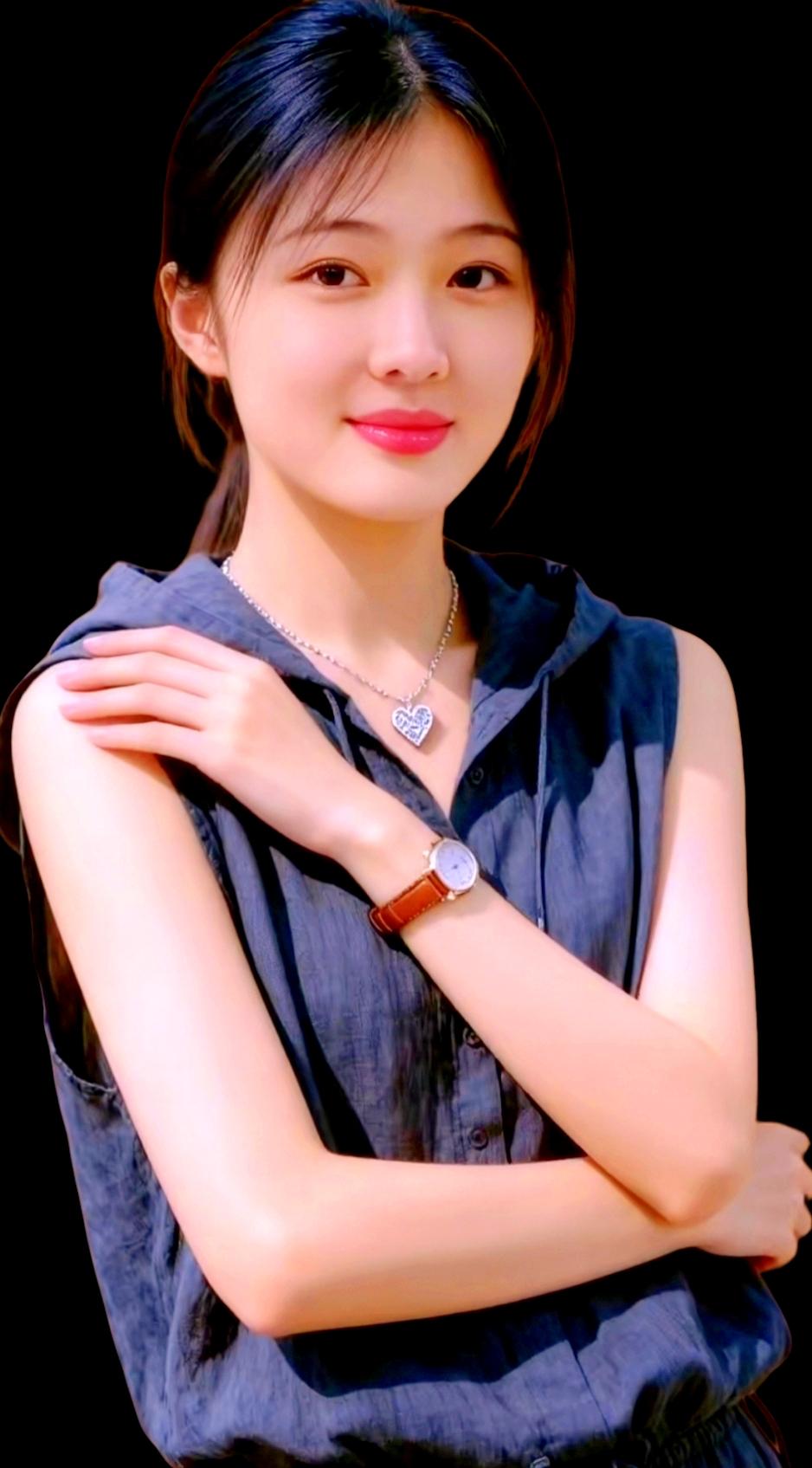 甜美少女心，温柔微笑，时尚穿搭纯真少女风穿搭 粉系少女感穿搭