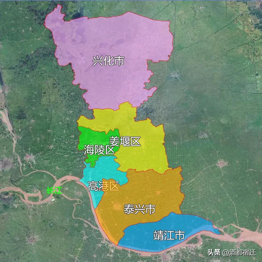 1996年，江苏同时新设泰州、宿迁两座地级市，一南一北、起点不同，历经三十年发展