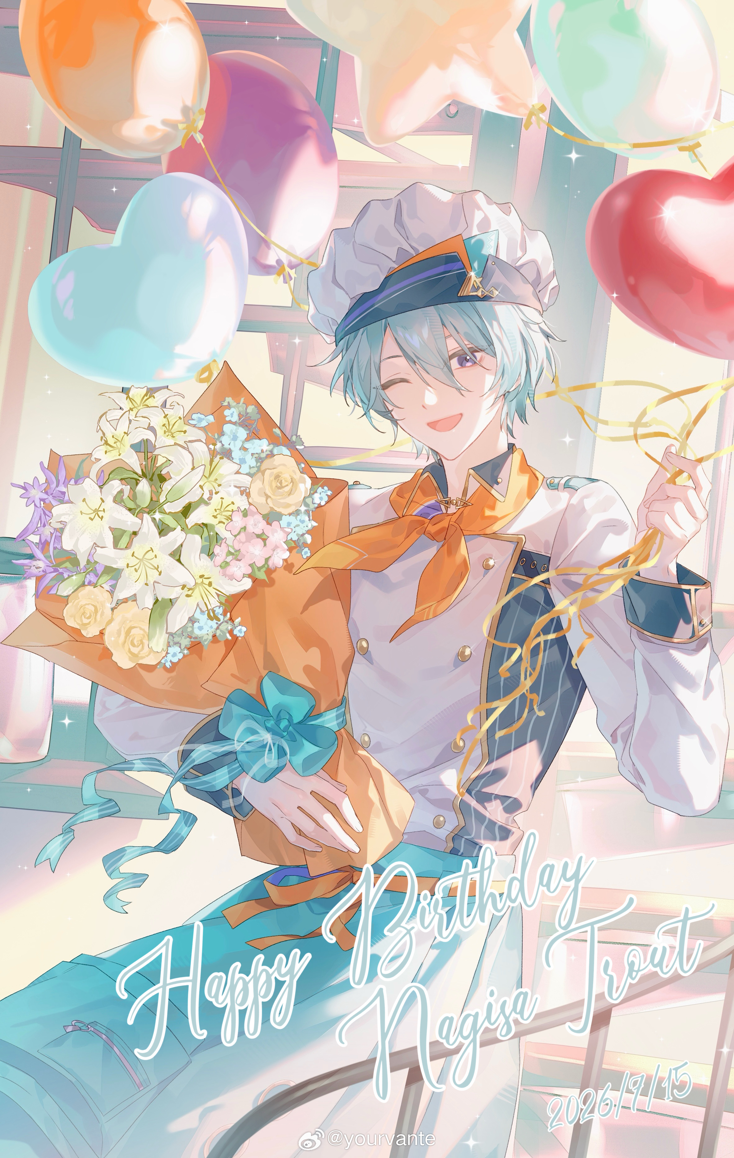 27歳お誕生日おめでとうございます💫渚トラウト彩虹社🌈彩虹社