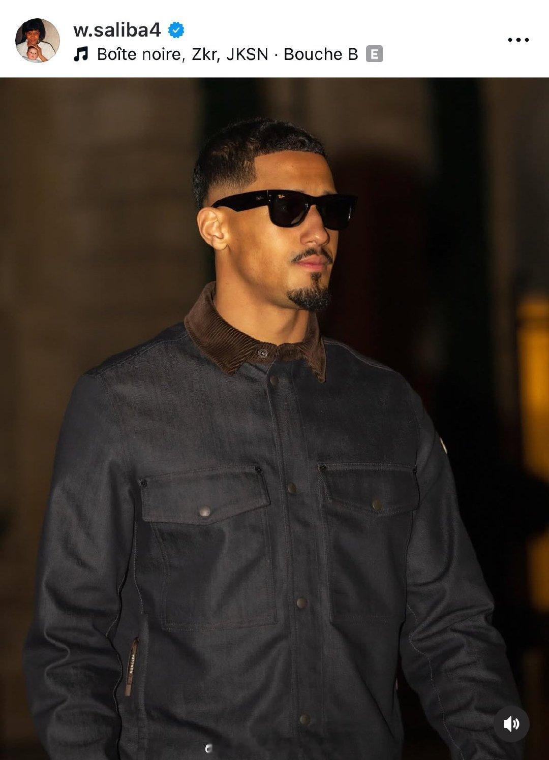 咱们可爱的劳斯莱斯威廉·萨利巴更新Ins 英超联赛 阿森纳著名教授