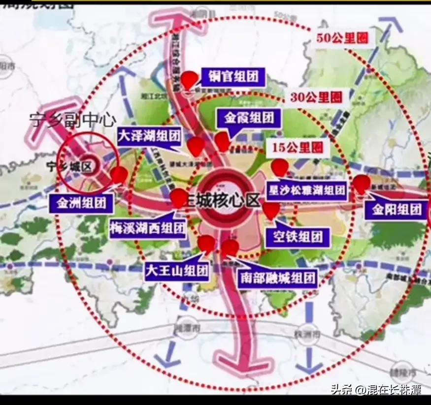 长沙核心在哪里？这张图说清楚了！