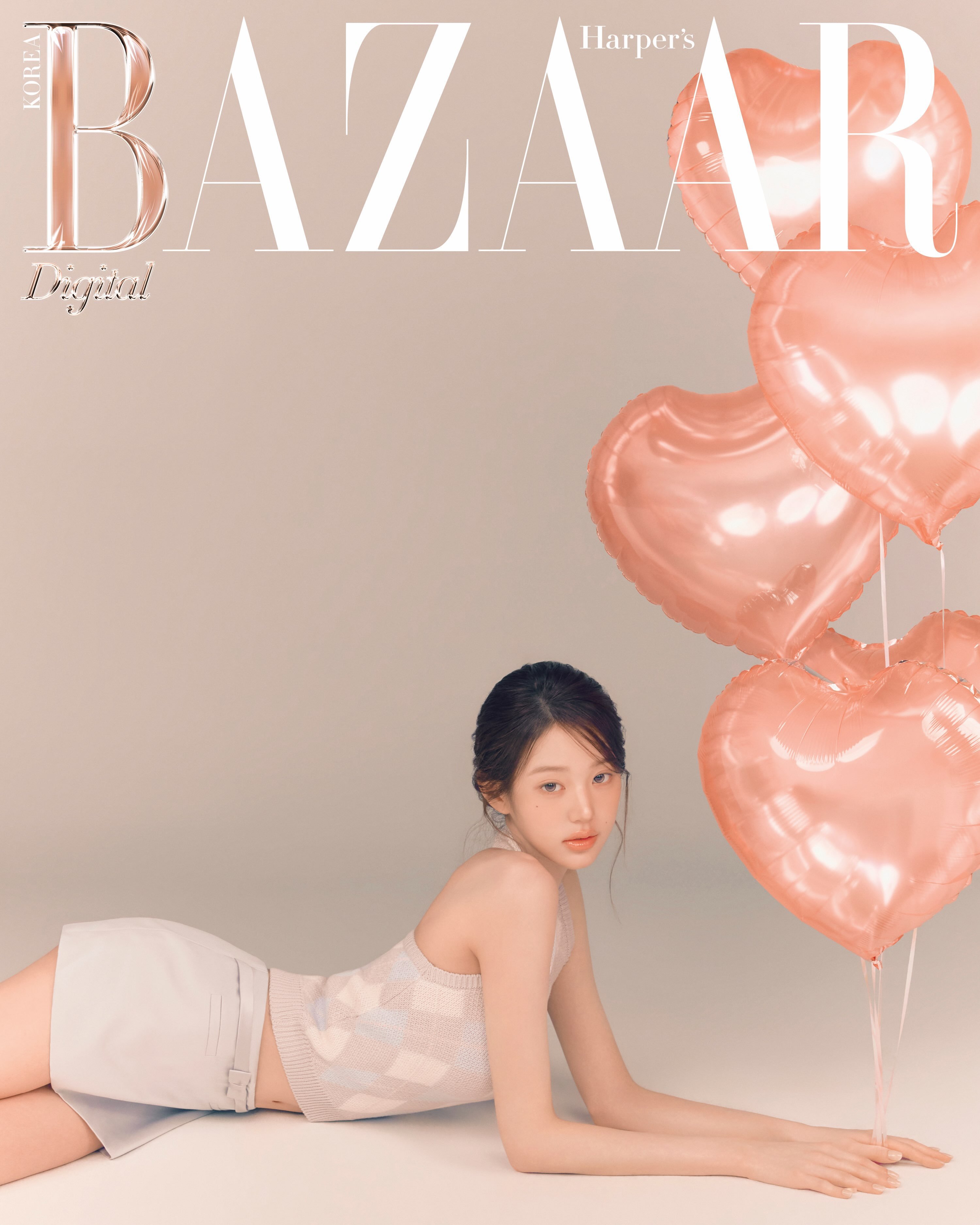 Hapa居然投了Harper’s Bazaar韩国芭莎电子刊封面，我家小韩美瞳品