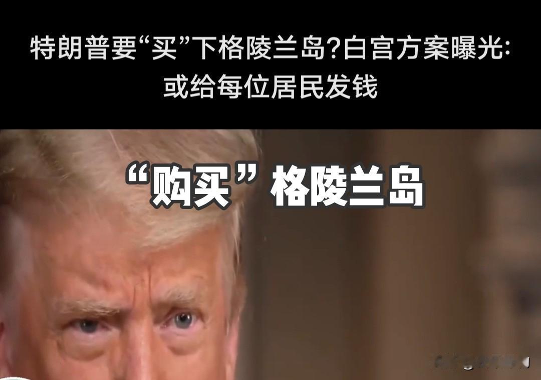 白宫买岛方案太疯狂！人均发1-10万刀，还要动武？

家人们，国际新闻最近简直比