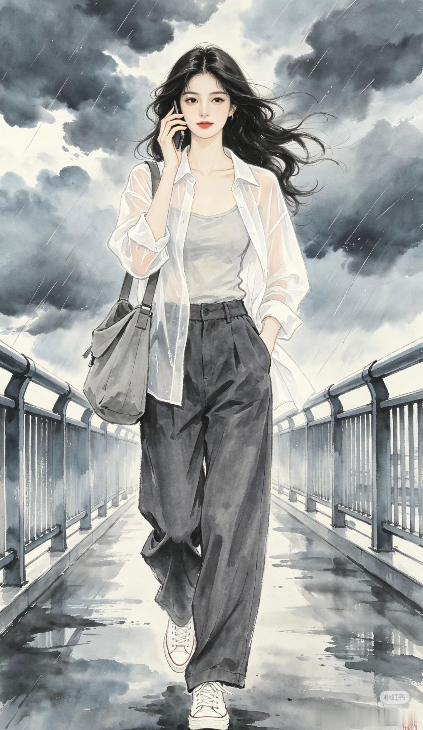 当自己走的路太黑，除了迎着风雨跑起来别无他法，愿不愿意和喜不喜欢这种事，只有你见