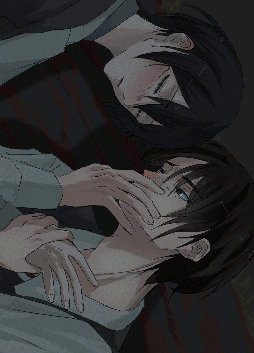 《进击的巨人》타카老师画的艾笠过于美好了[苦涩][苦涩] ​​​