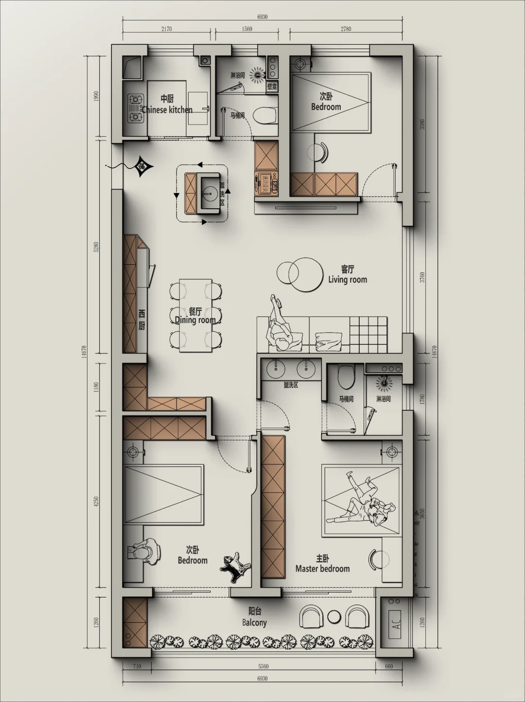 户型改造｜90m²学会这个助理秒变设计师