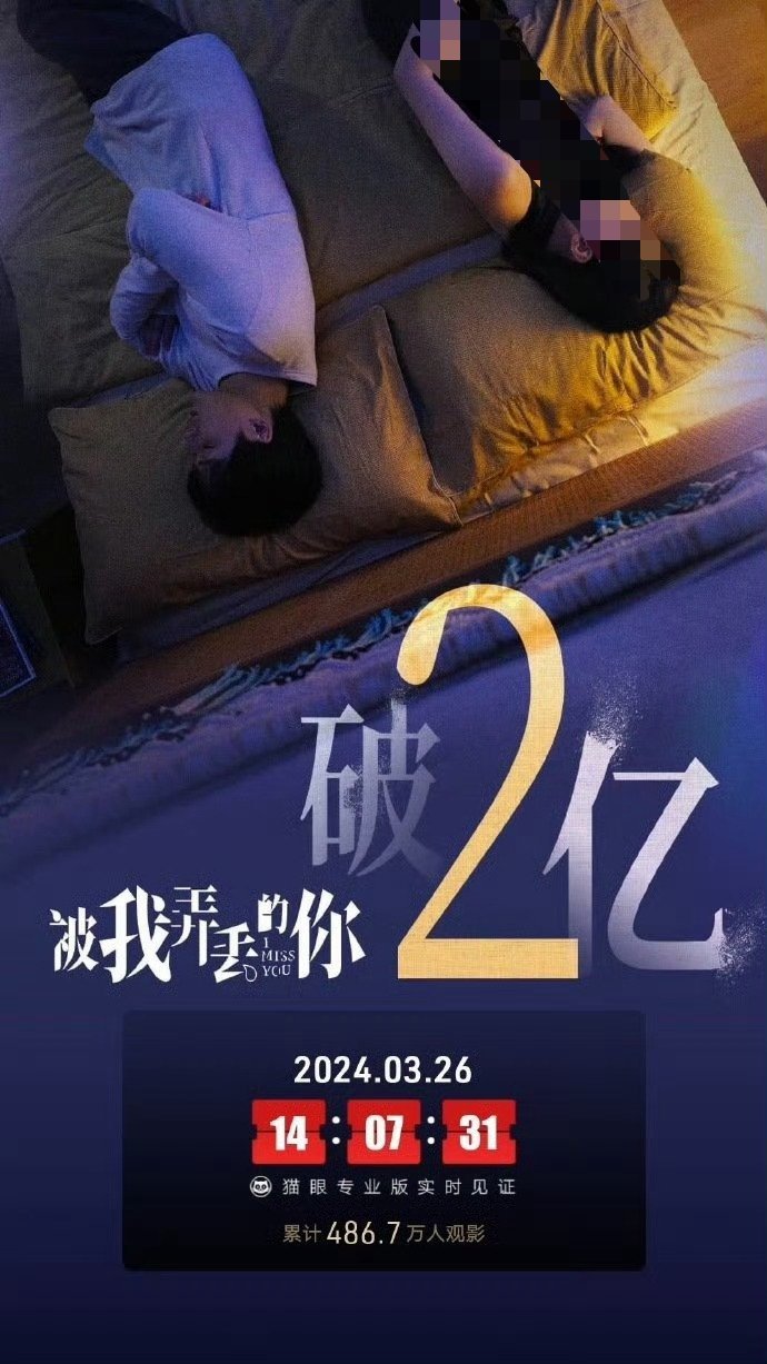 今天好消息很多，前年的今天也是檀健次第一部一番主演电影《被我弄丢的你》破2亿的日