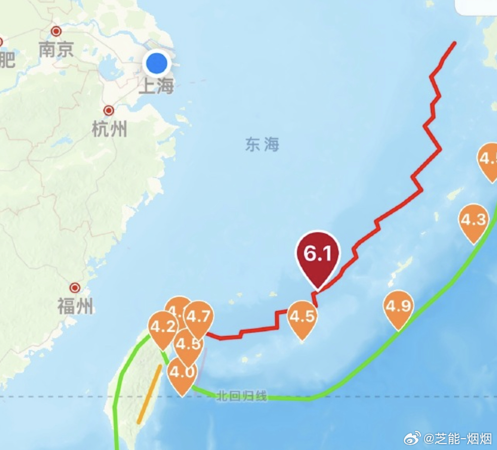 上海震感刚刚上海震了一下（人发晕是远震传导），查了一下日本熊本县附近 7.1 级