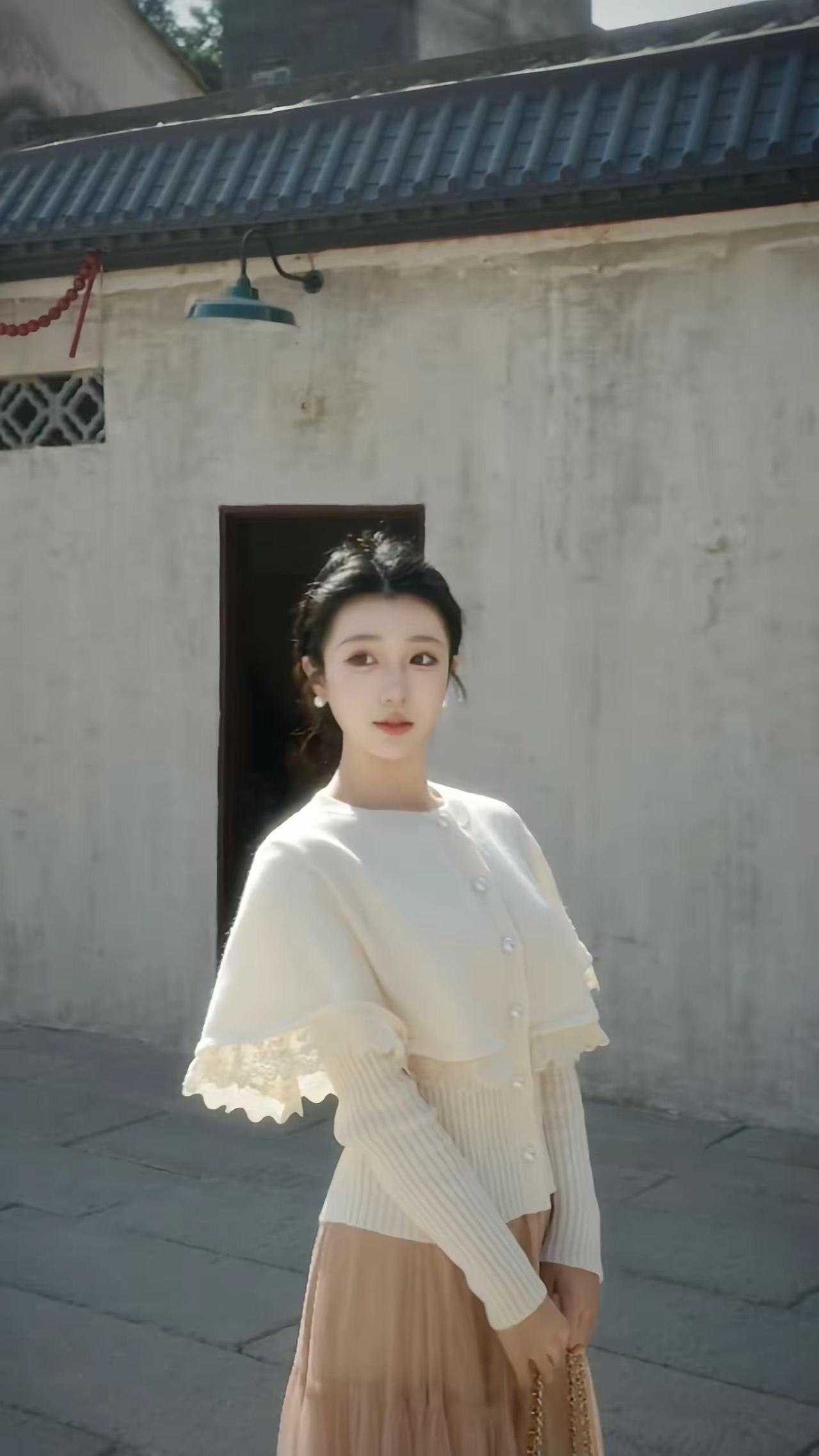 “一切揭好” 拍照姿势 出游穿搭 复古穿搭