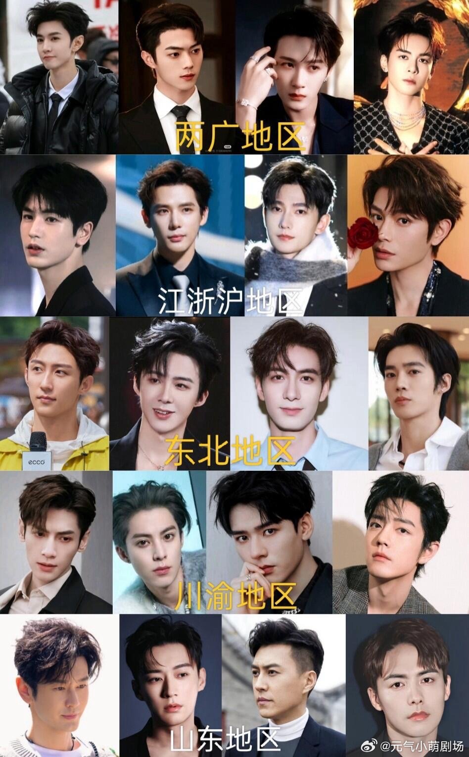 地域帅哥，不同地区不同的美 ​​​
