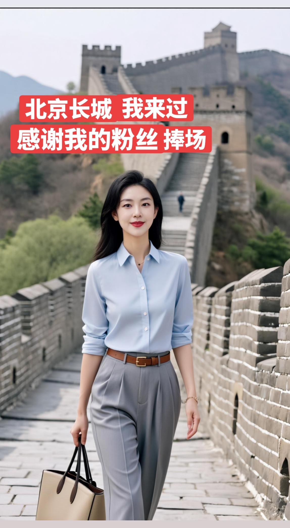 AI长城轻松写真