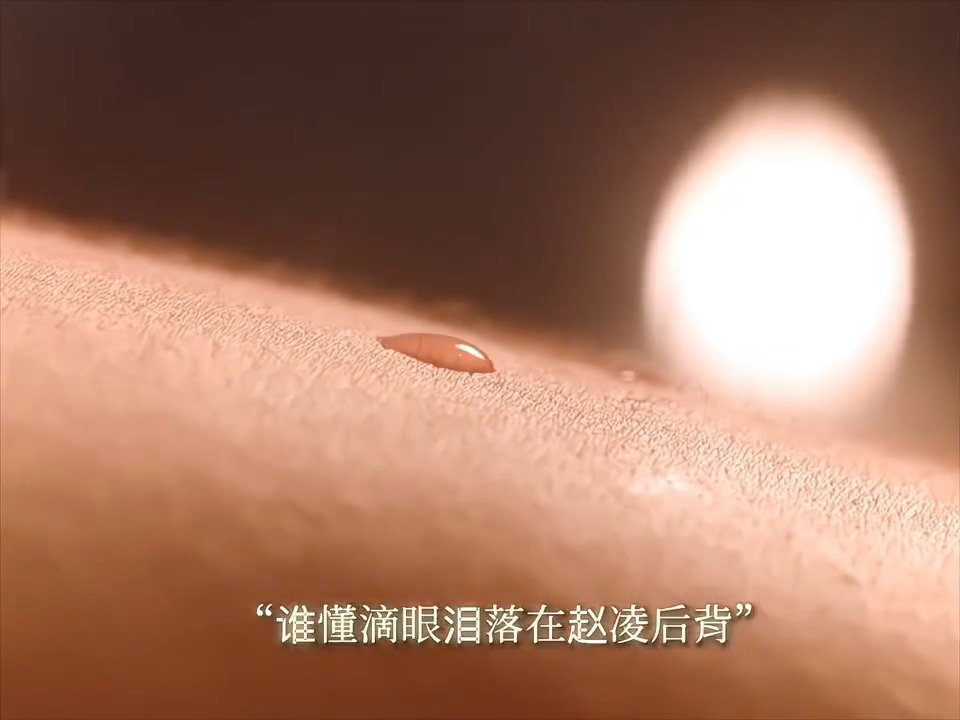 好敏感啊凌儿 后背一滴泪也能感觉到吗 爬起来还拉了拉衣服好细演的以及传统江湖片有