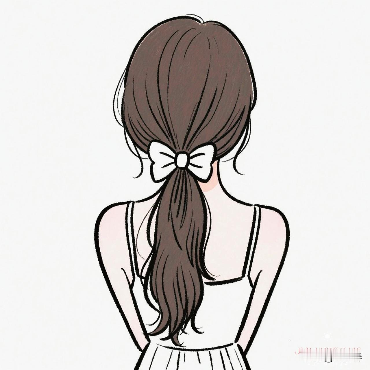 简约，干净，淡漠捧花背影头像，值得你去换
小清新头像女