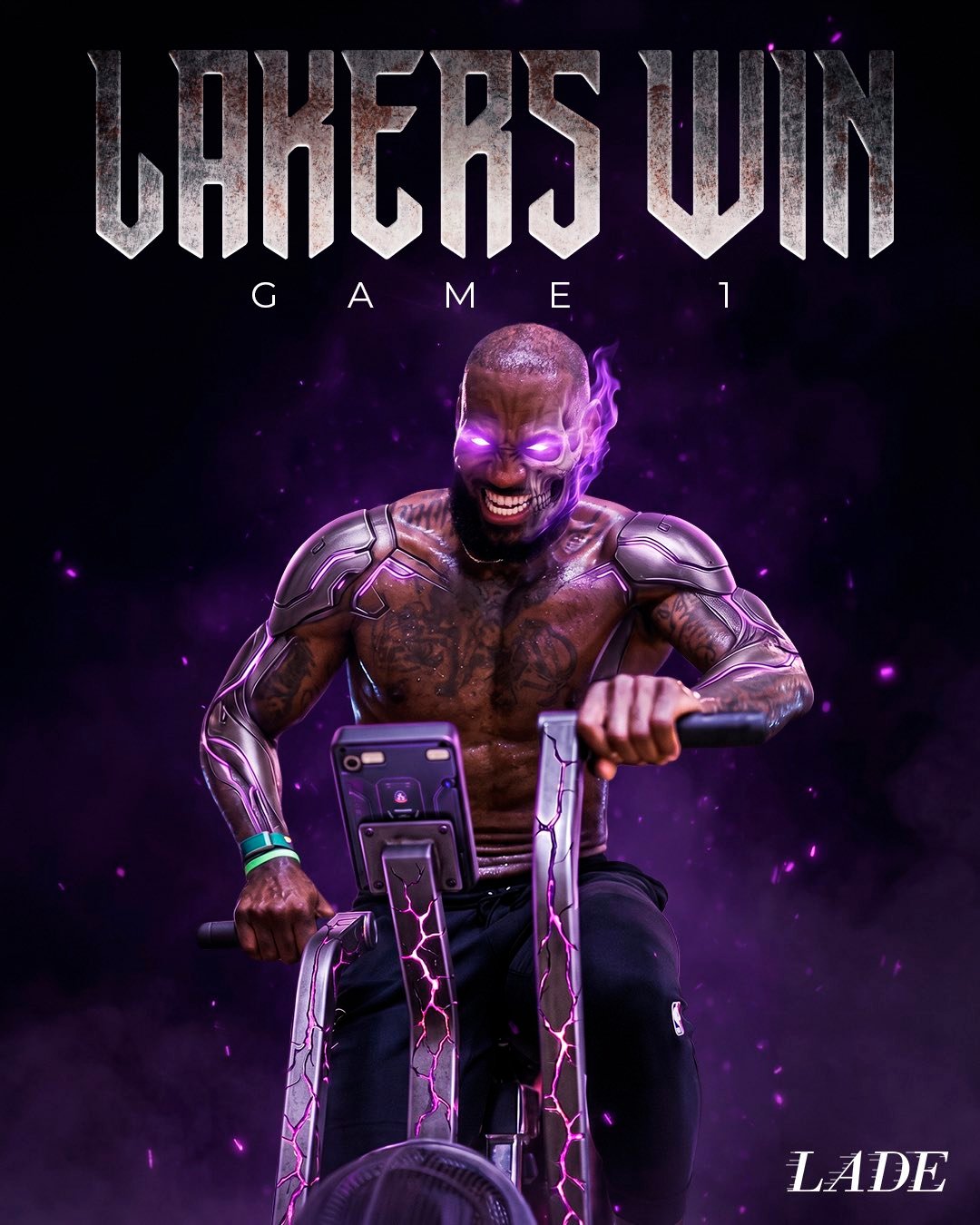 今天的湖人，全民皆兵，每个人都很争气，也成就了老詹首节8助攻的记录，恭喜湖人1: