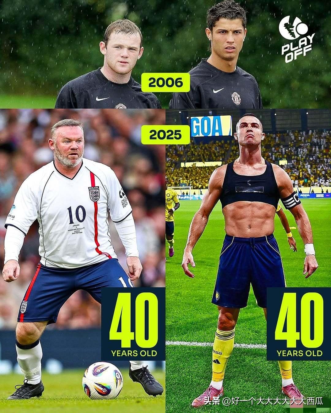 自律对于一个人，
特别是对于一个男人有多重要？
从鲁尼和C罗的对比可以看出来。