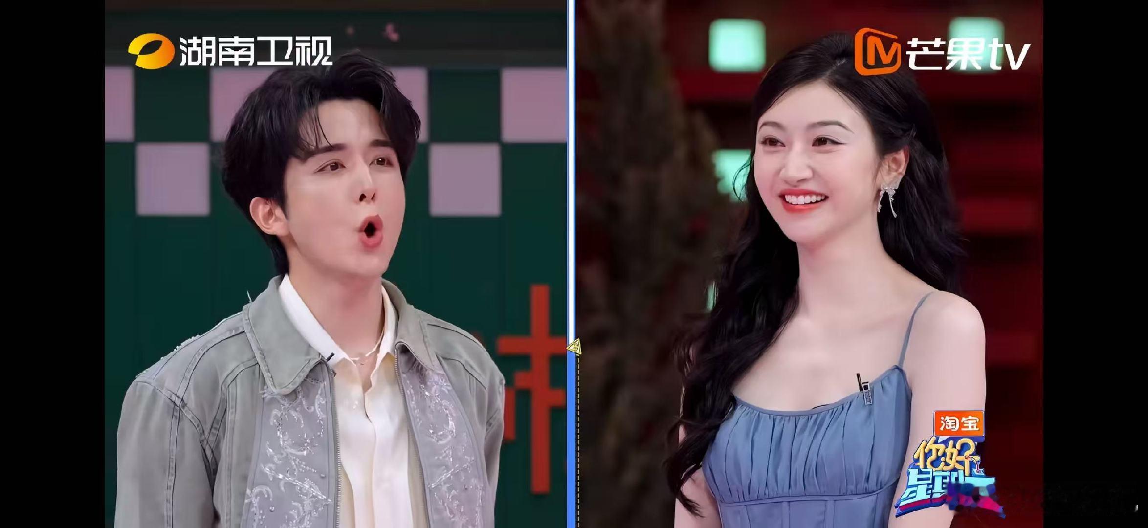 孔雪儿邓凯深蹲抱对视的甜蜜程度你好星期六谁懂这对的甜度，邓凯自信抱起孔雪儿，深蹲