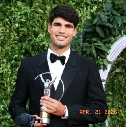 2026劳伦斯奖男女最佳运动员！

最佳男运动员：阿尔卡拉斯（男子网球）
最佳女