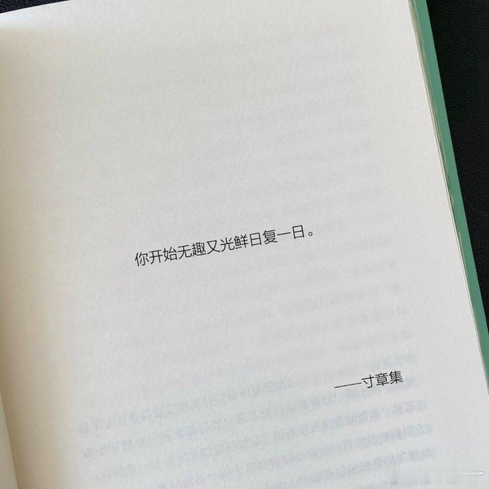 天呐，好喜欢这句！ 